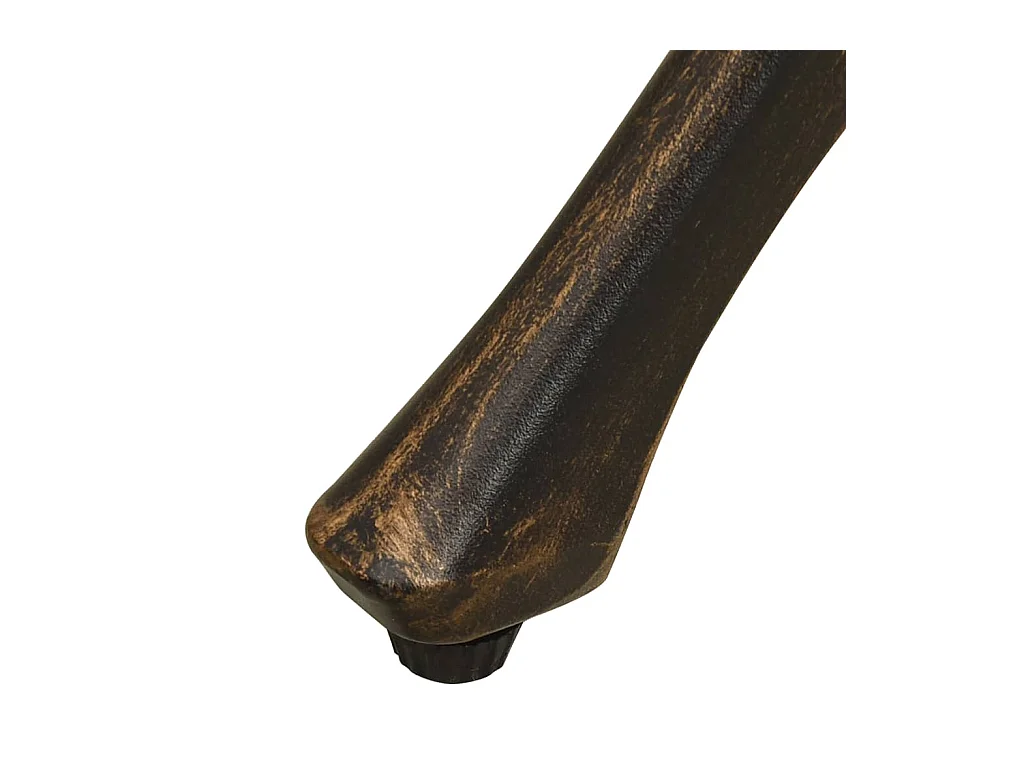Karlstad  Table de jardin Bronze 90x90x74 cm Aluminium coulé