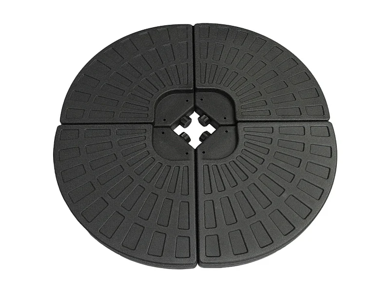 Base Ombrellone con Binario - Design a Ventaglio per Giardini e Terrazze