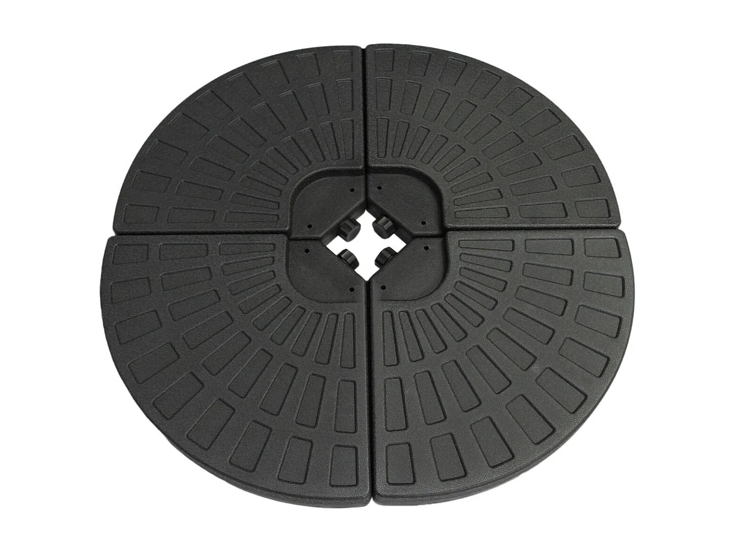 Base Ombrellone con Binario - Design a Ventaglio per Giardini e Terrazze