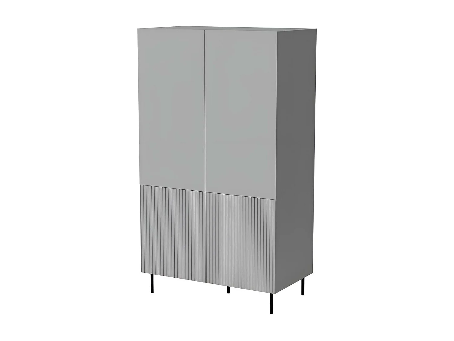 Armadio Asensio  (80cm)/Grigio