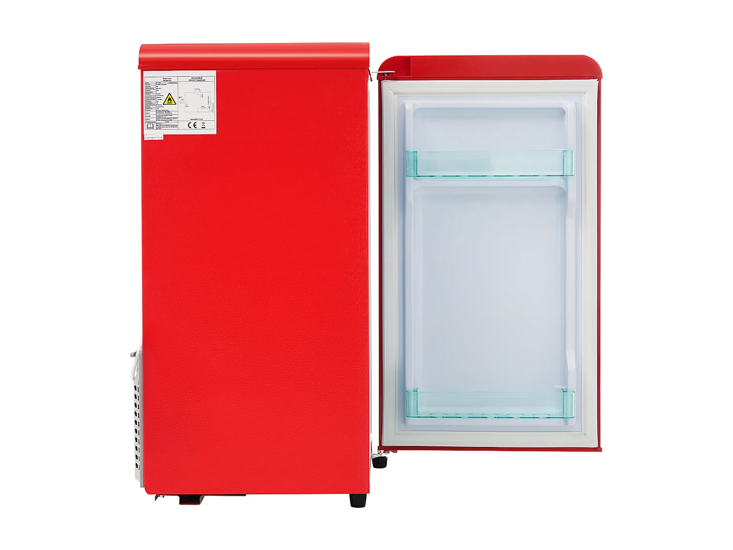 Réfrigérateur,76L, 1 PORTR,éclairage par LED,Pieds réglables,41*42*75 cm