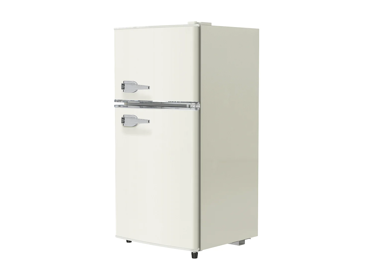 Mini Réfrigérateur - 22L congélateur + 38L réfrigérateur - 42.5x45.5x86.8cm - 163 kWh/an, lumière LED - Classe F -Blanc