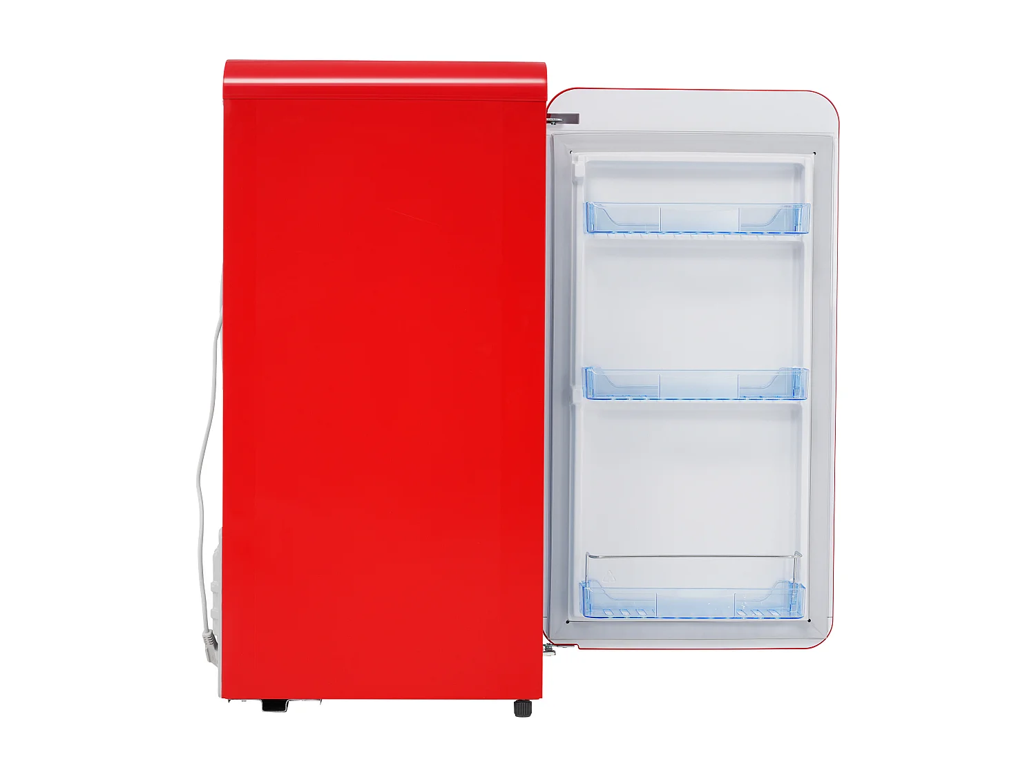 Frigorífico, CON UNA PUERTA, 91L, con mini congelador, 85 kWh/año, luz LED, Clase E, 45*51*88 cm-negro