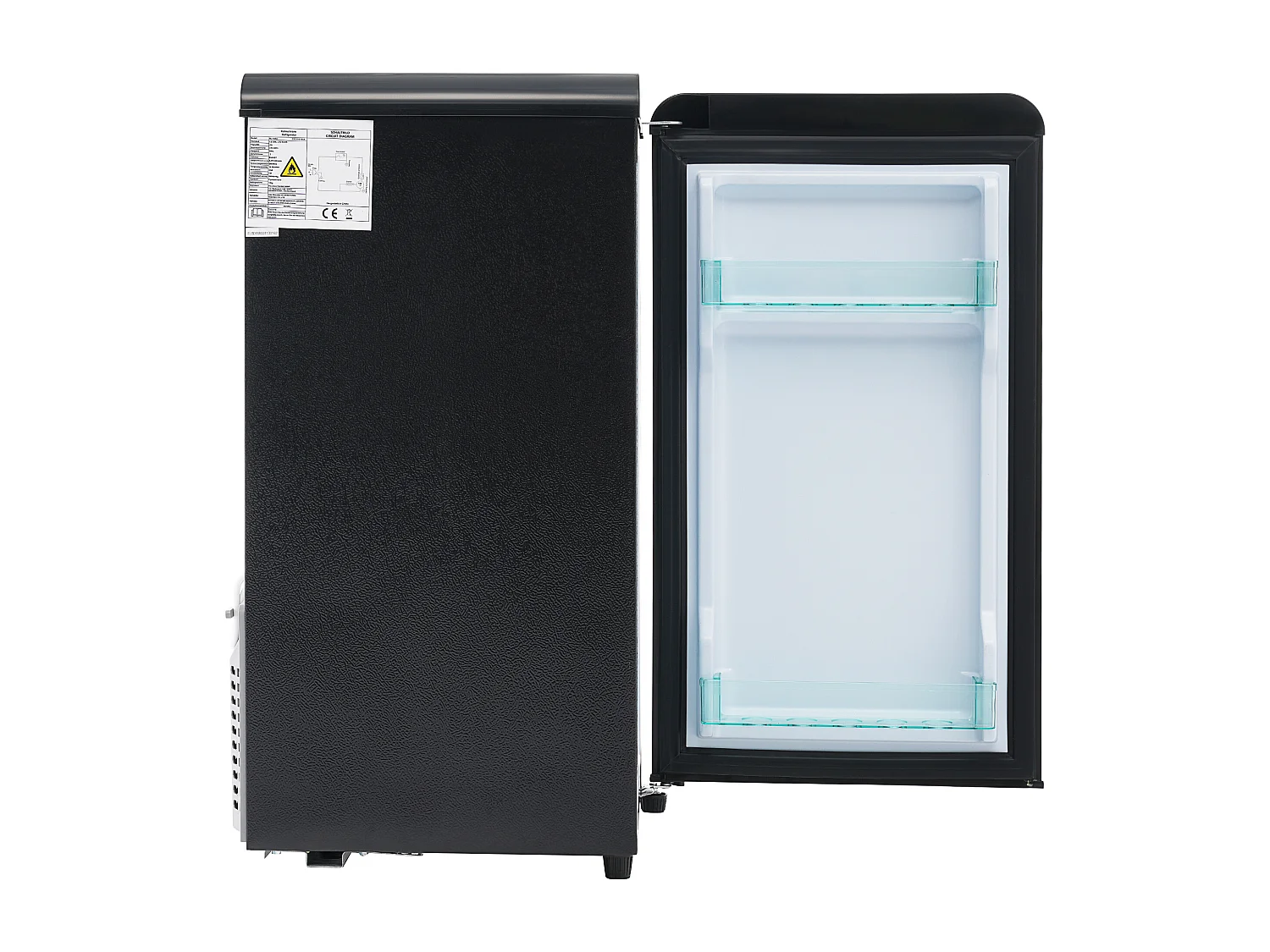 Réfrigérateur,76L, 1 PORTR,éclairage par LED,Pieds réglables,41*42*75 cm,NOIR