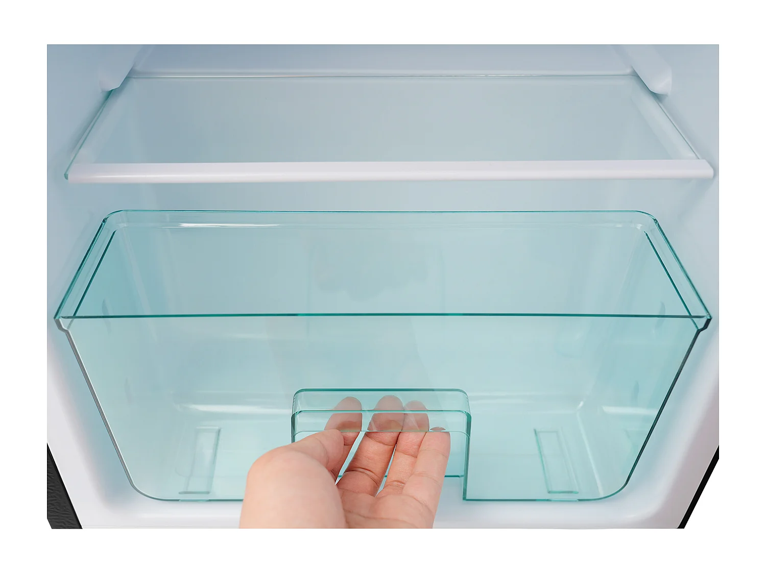 Réfrigérateur,76L, 1 PORTR,éclairage par LED,Pieds réglables,41*42*75 cm,NOIR