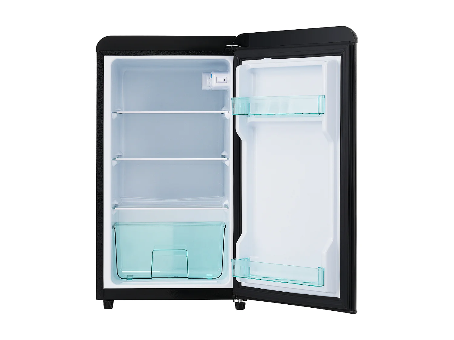 Réfrigérateur,76L, 1 PORTR,éclairage par LED,Pieds réglables,41*42*75 cm,NOIR