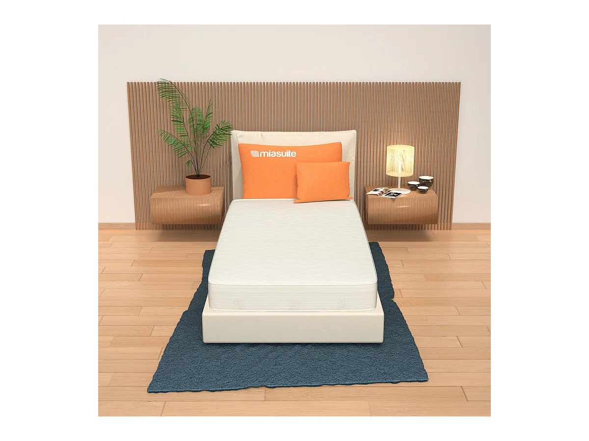 Matelas 70x190 Hauteur 14 cm - Pour enfants, Revêtement Aloe Vera, Waterfoam | Plus H14