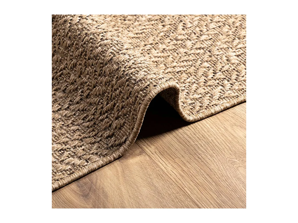 Veno  Tapis ZIZUR 80x150 cm aspect de jute intérieur et extérieur