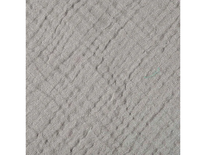 Doudou mouchoir "Nuage" en gaze de coton - Gris - l 30 x L 46 cm