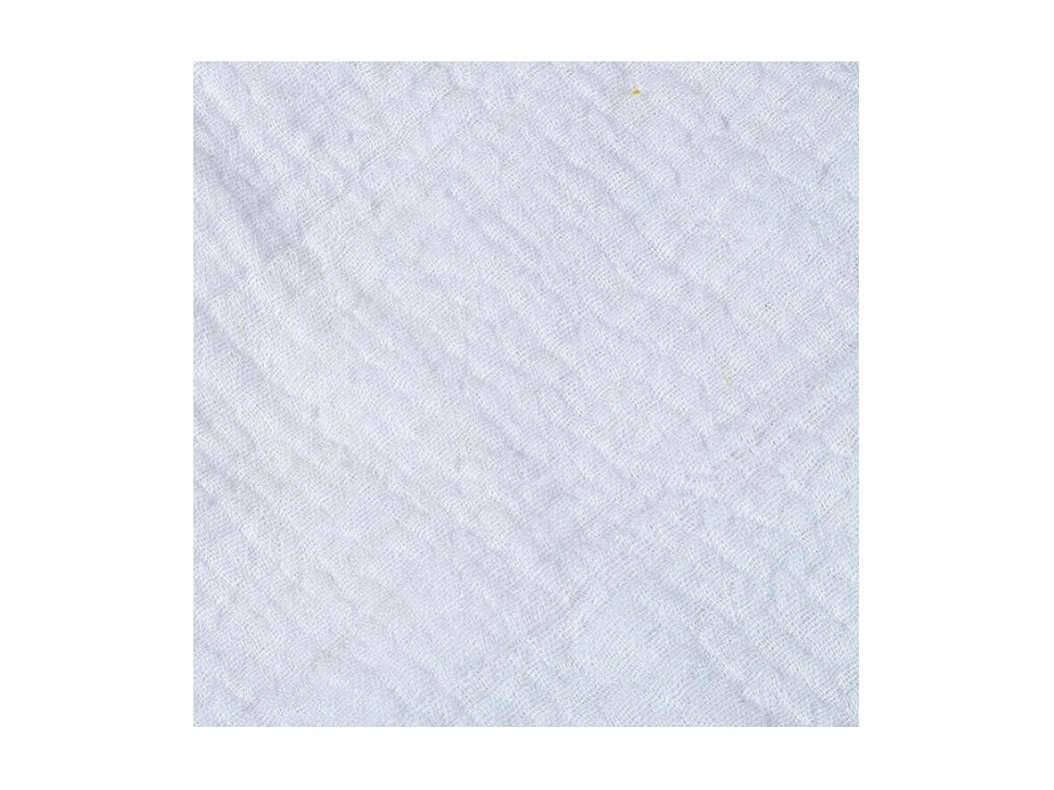 Doudou mouchoir "Nuage" en gaze de coton - Blanc - l 30 x L 46 cm