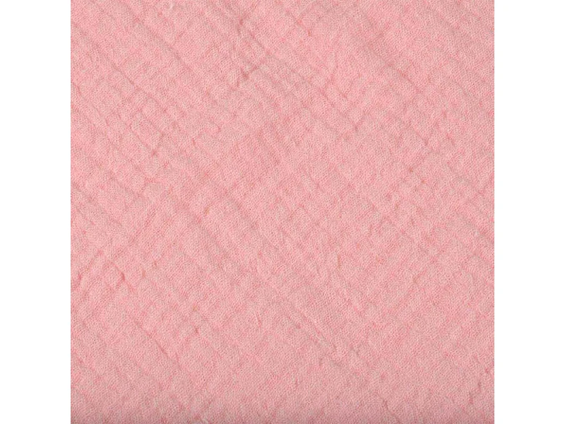 Doudou mouchoir "Étoile" en gaze de coton - Rose - l 30 x L 46 cm