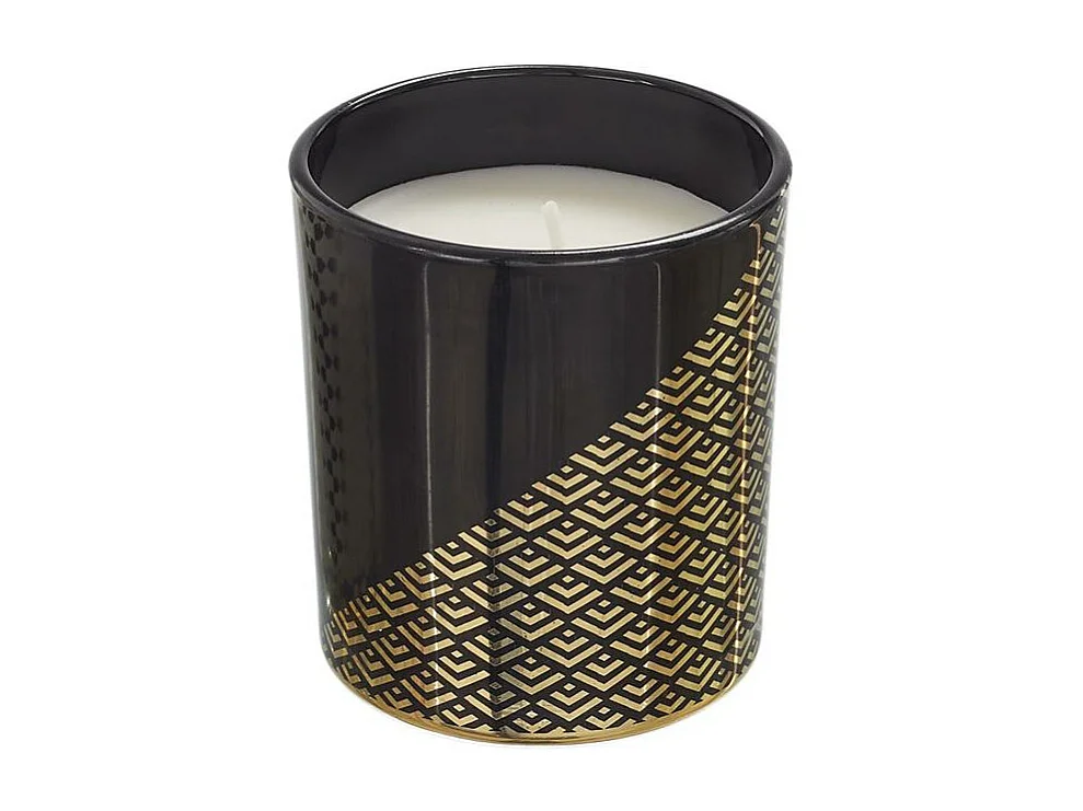 Bougie Parfumee Motif Dore Bijou Surprise H8cm