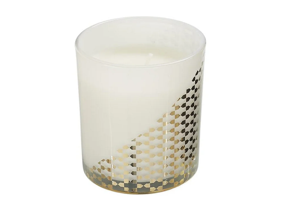 Bougie Parfumee Motif Dore Bijou Surprise H8cm