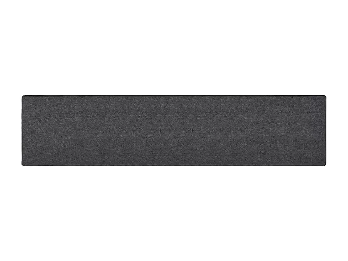 Pelle  Tapis de couloir Anthracite 80x400 cm