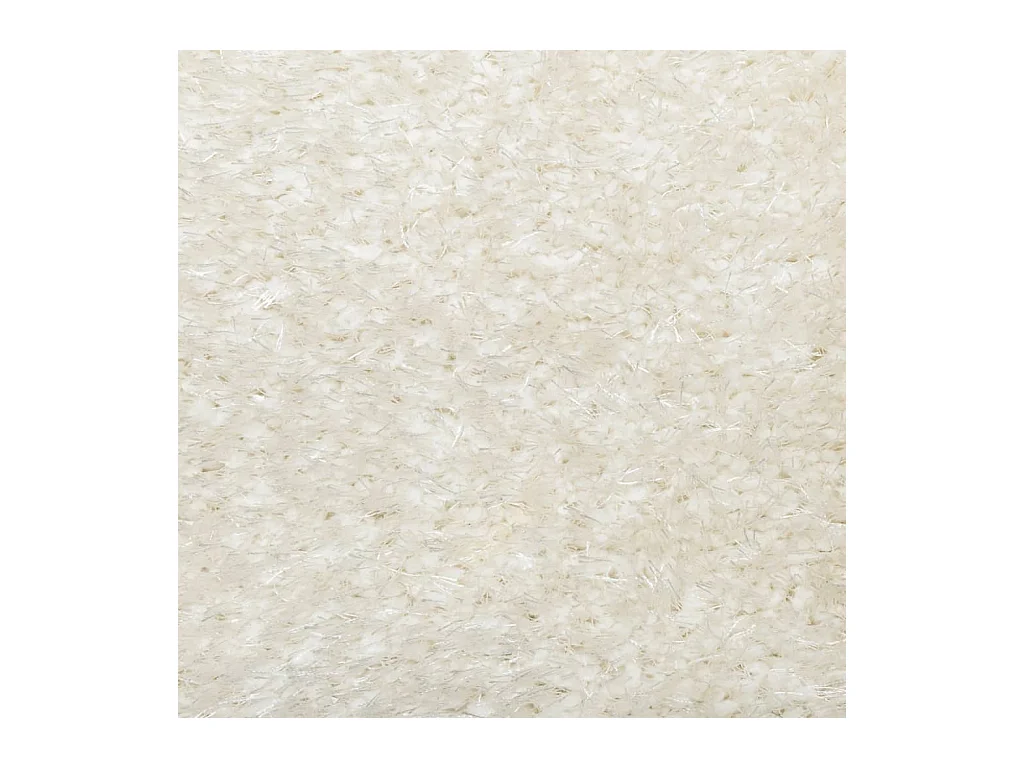 High Point  Vloerkleed ISTAN hoogpolig glanzend 80x150 cm crèmekleurig