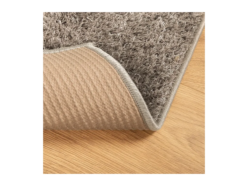 High Point  Tapis ISTAN à poils longs aspect brillant gris 120x170 cm