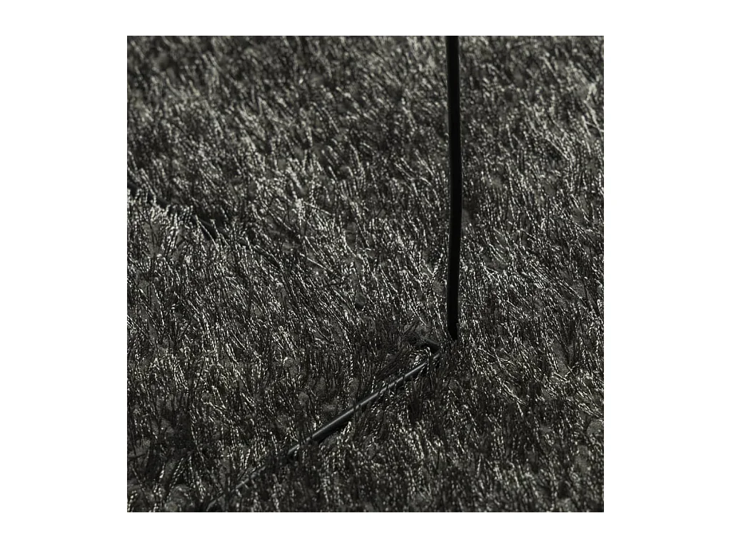 High Point  Teppich ISTAN Hochflor Glänzend Anthrazit 140x200 cm