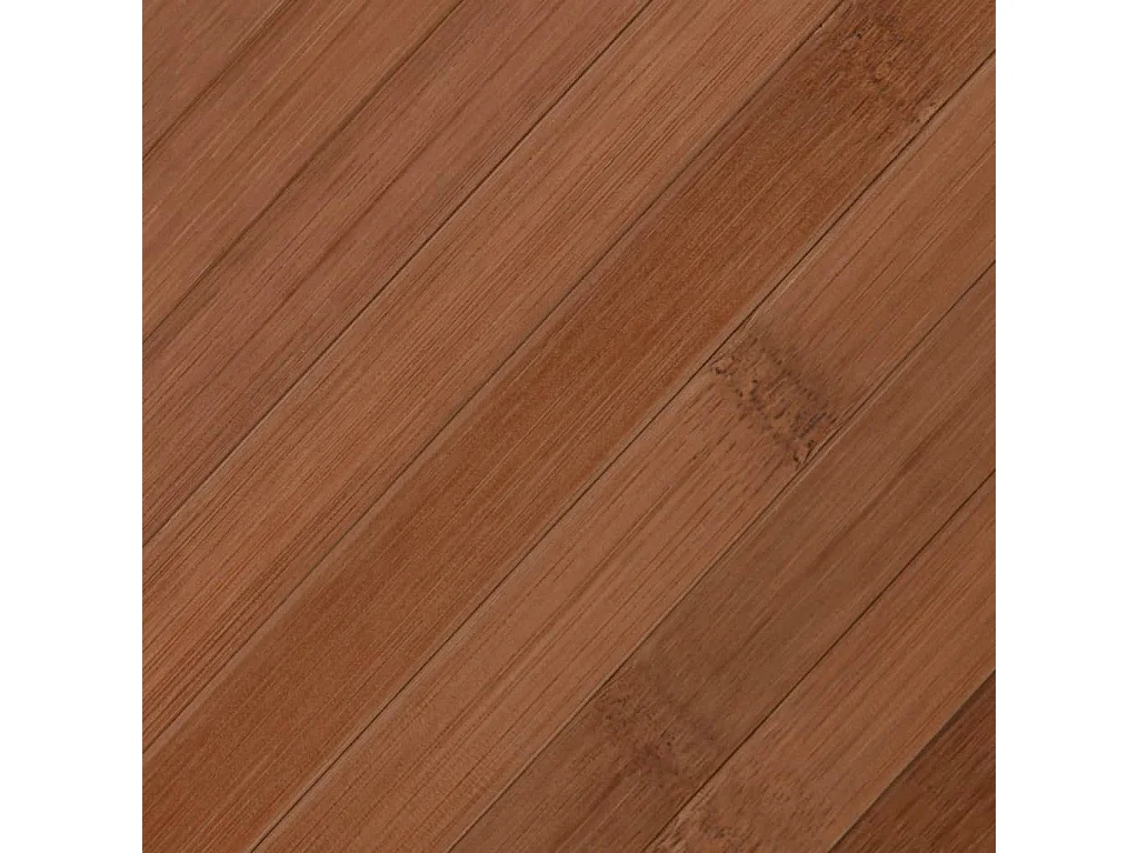 Wakil  Tapis rectangulaire marron 60x200 cm bambou