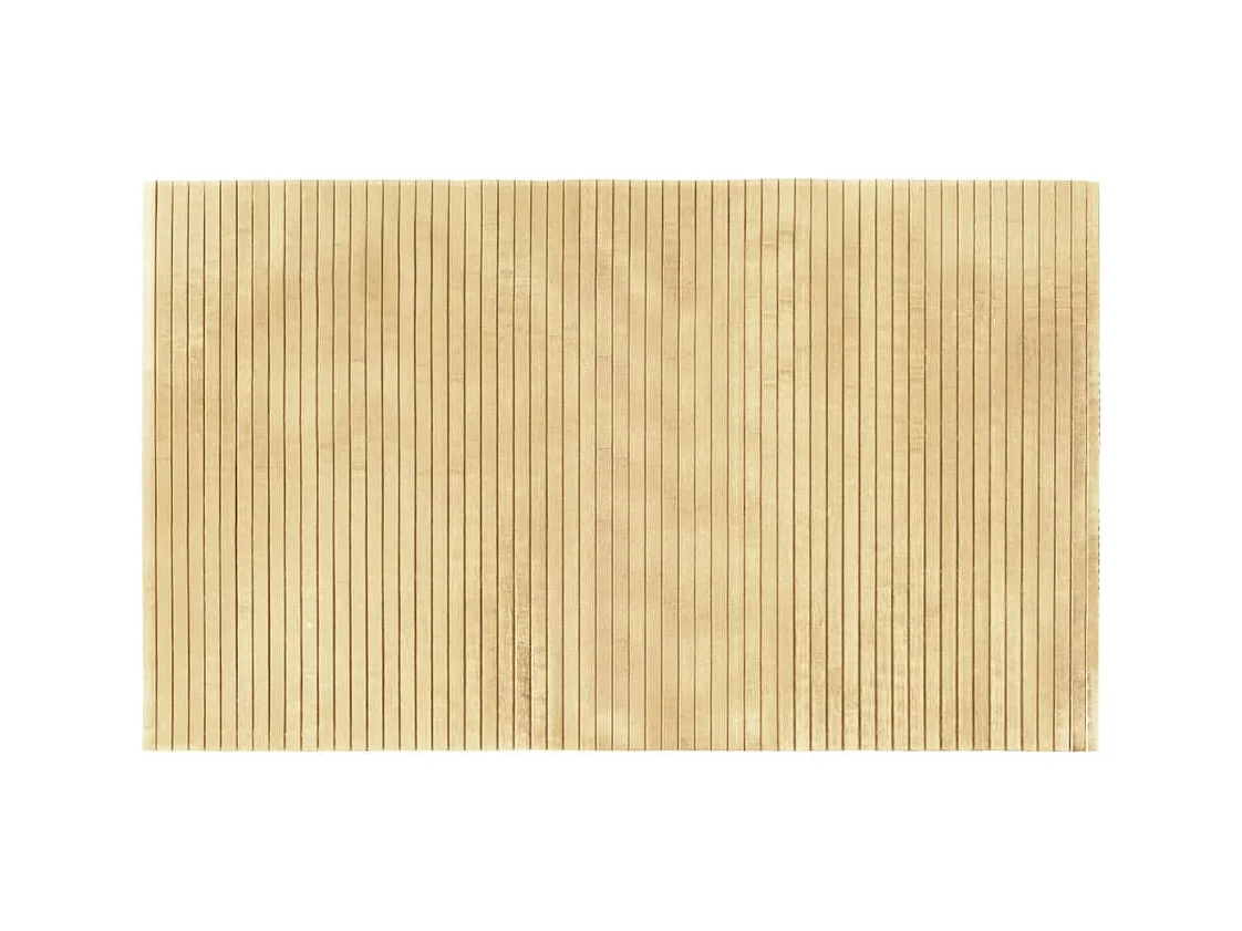 Wakil  Tapis rectangulaire l clair 60x100 cm bambou
