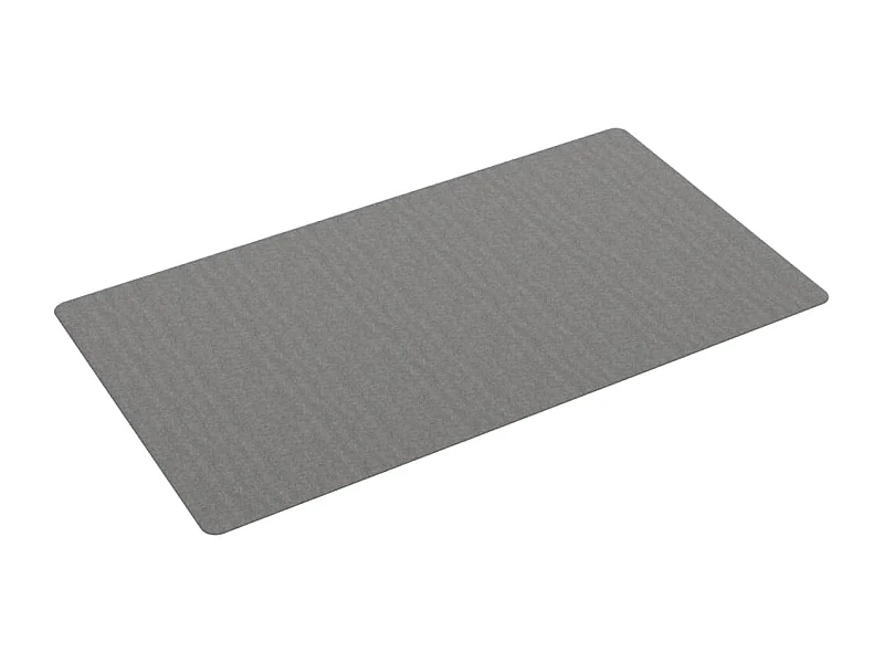 Zev  Tapis de couloir gris 100x180 cm
