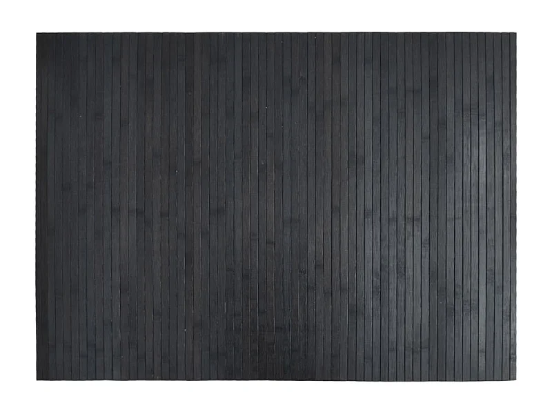 Wakil  Tapis rectangulaire gris 70x100 cm bambou