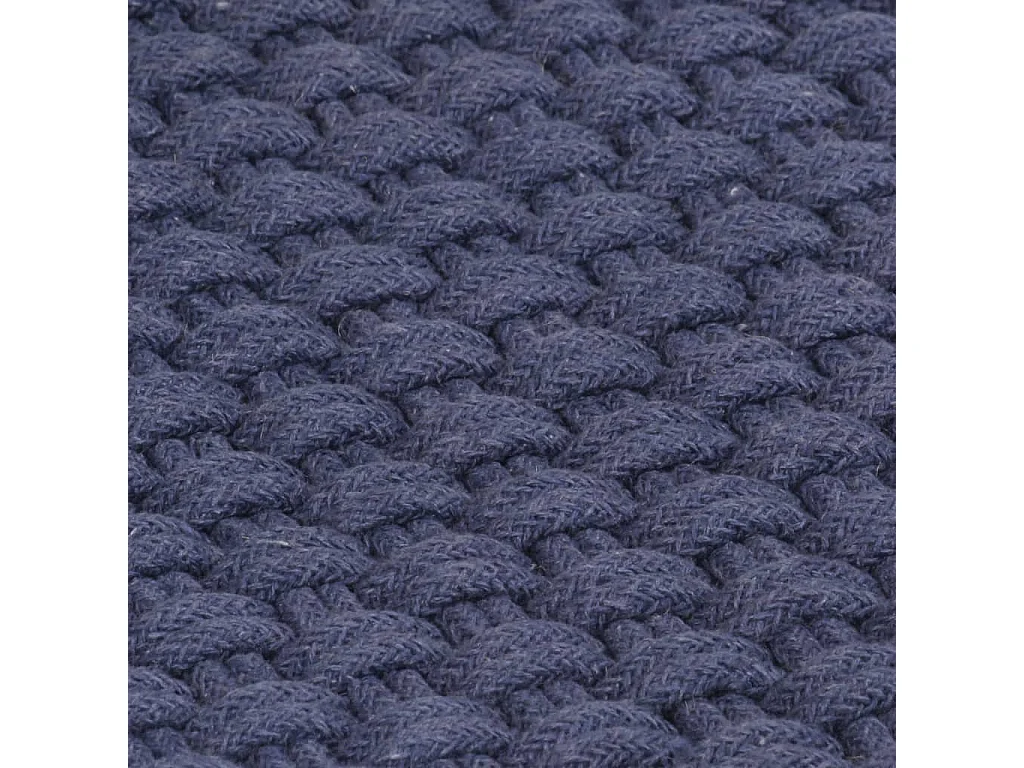 Jochem  Teppich Rechteckig Marineblau 120x180 cm Baumwolle