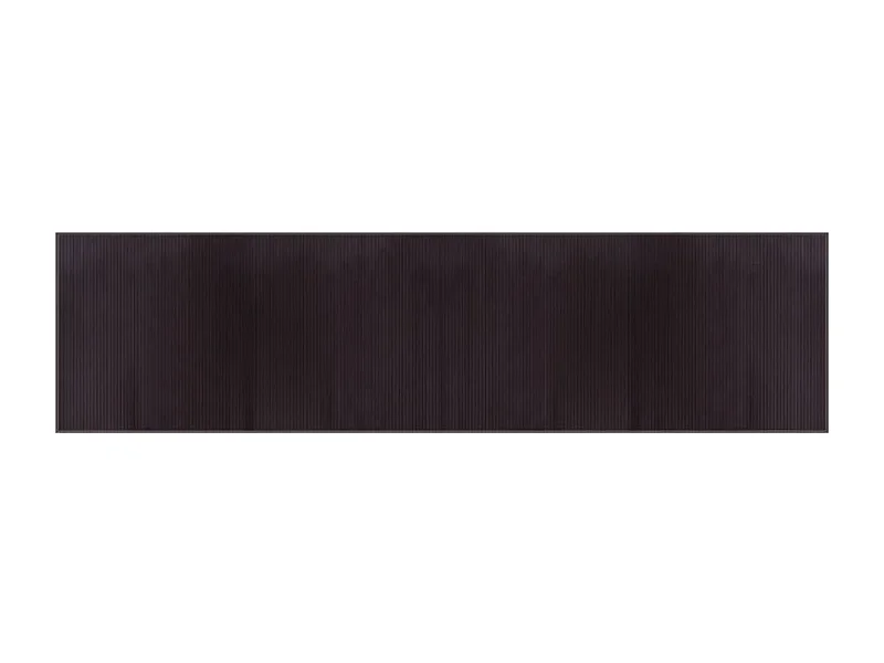 Senad  Teppich Rechteckig Dunkelbraun 100x400 cm Bambus