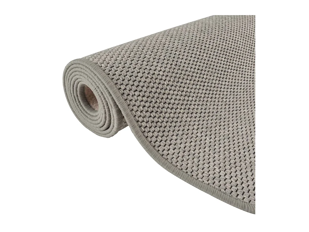 Overijse  Teppichläufer Sisal-Optik Silbern 80x200 cm