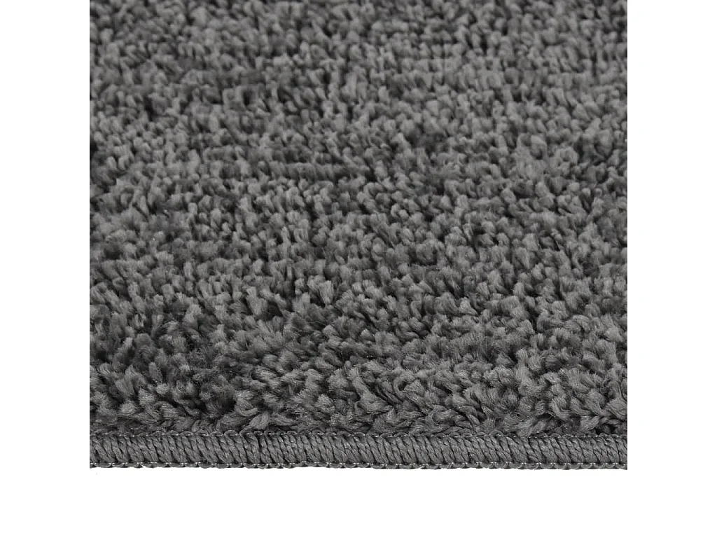 Charleroi  Tapis shaggy antidérapant Gris 140x200 cm