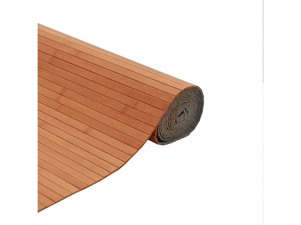 Wakil  Tappeto Rettangolare Marrone 80x300 cm in Bambù