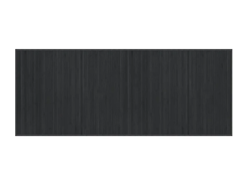 Senad  Alfombra rectangular bambú gris 80x200 cm