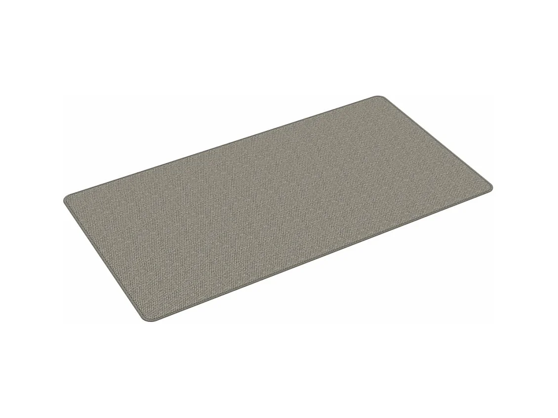 Overijse  Tapis de couloir aspect sisal argenté 80x150 cm