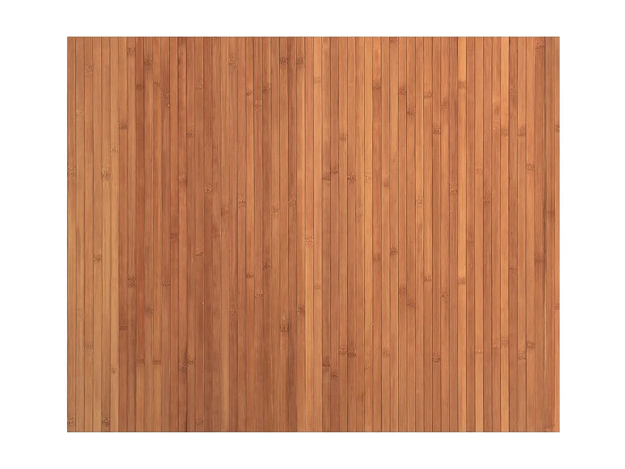 Wakil  Tapis rectangulaire marron 80x100 cm bambou