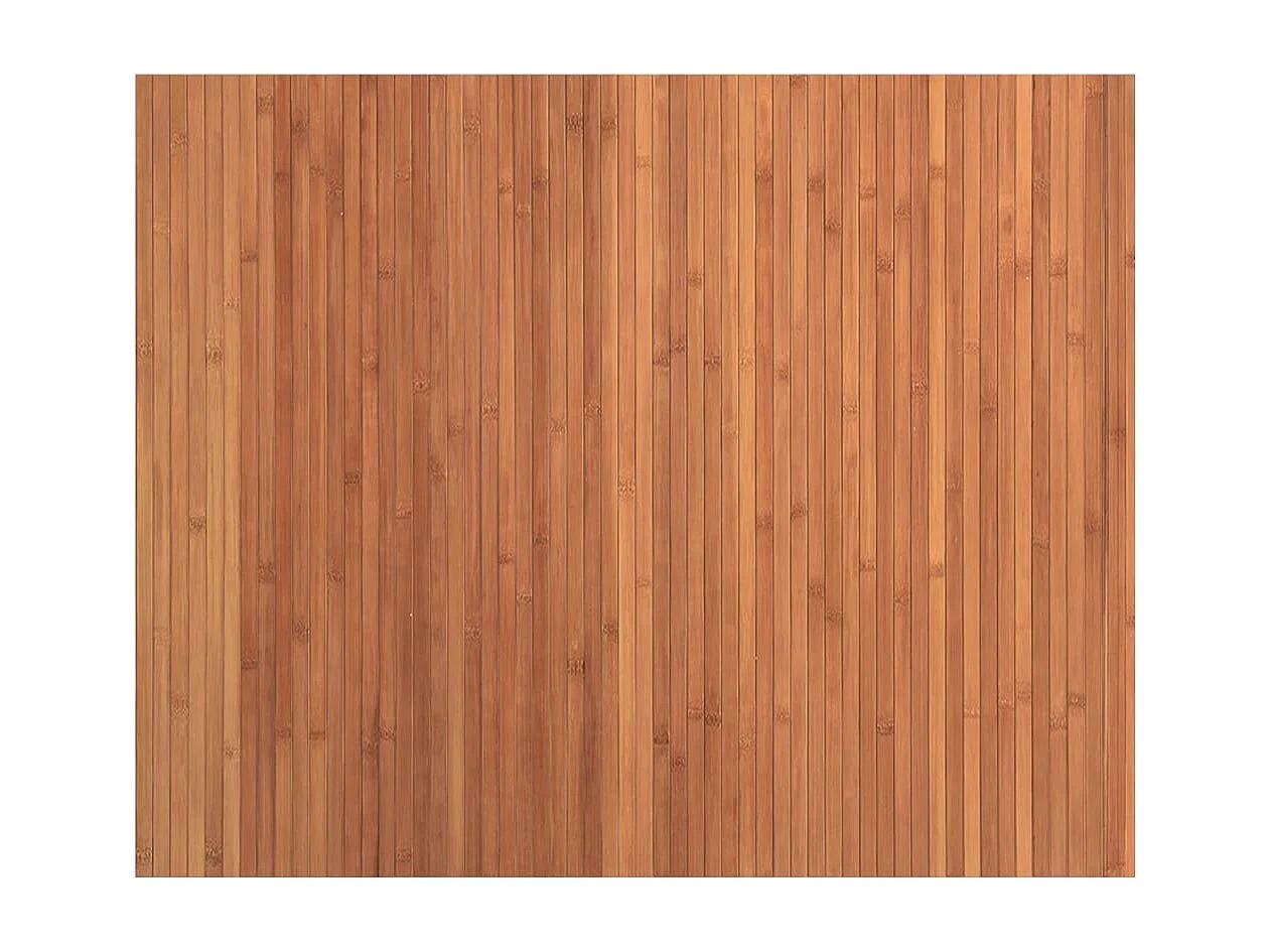 Wakil  Tapis rectangulaire marron 80x100 cm bambou