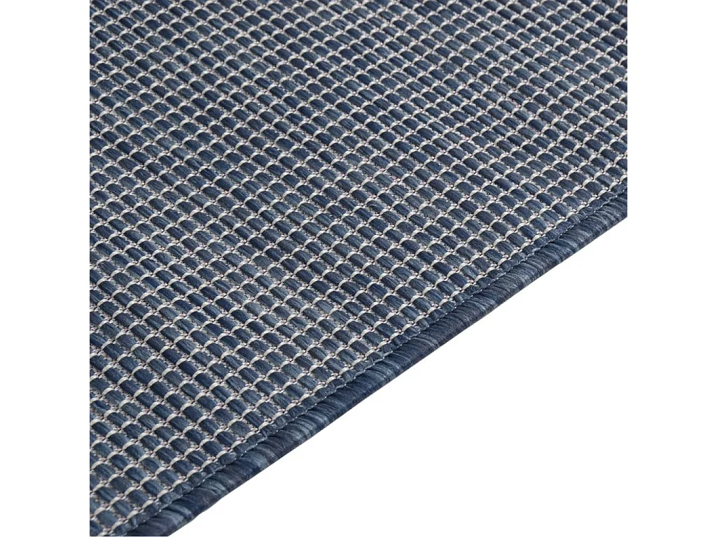 Christiaan  Buitenkleed platgeweven 200x280 cm blauw