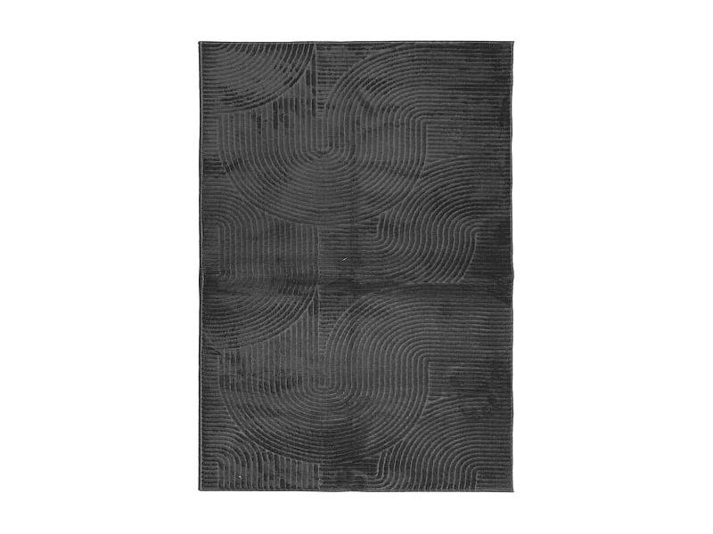 Everlyn  Teppich IZA Kurzflor Skandi-Stil Anthrazit 120x170 cm