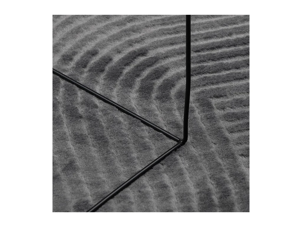 Everlyn  Tapis IZA poils courts style scandinave anthracite 120x170 cm