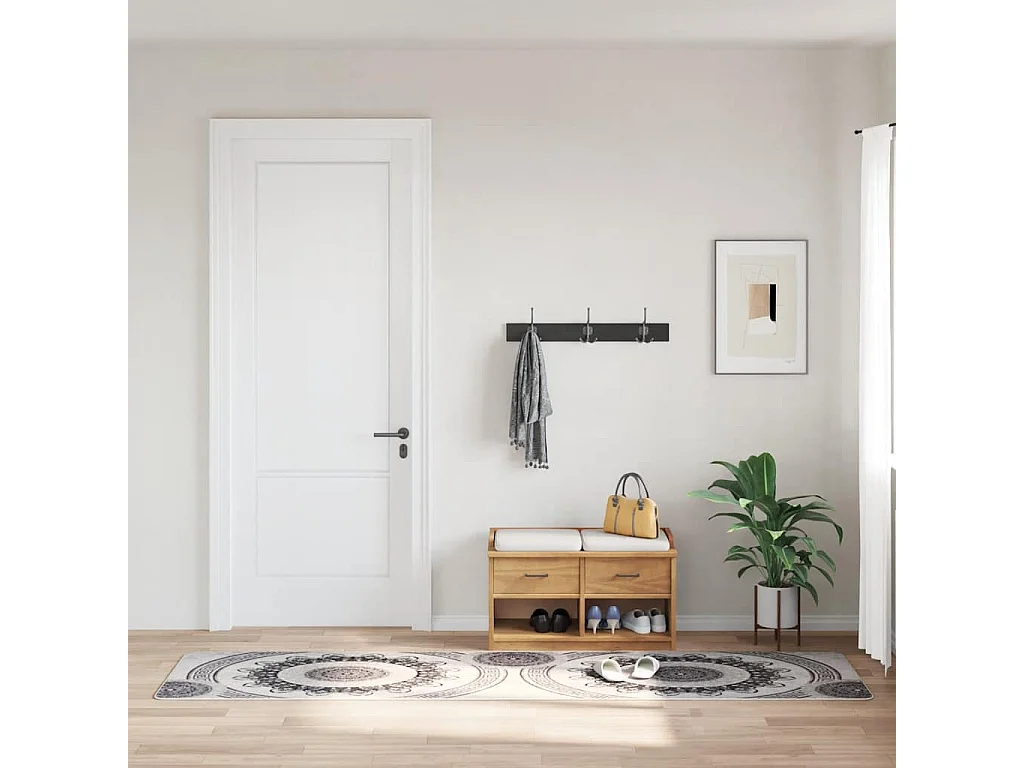 Elsje  Tapis lavable antidérapant 80x150 cm Multicolore