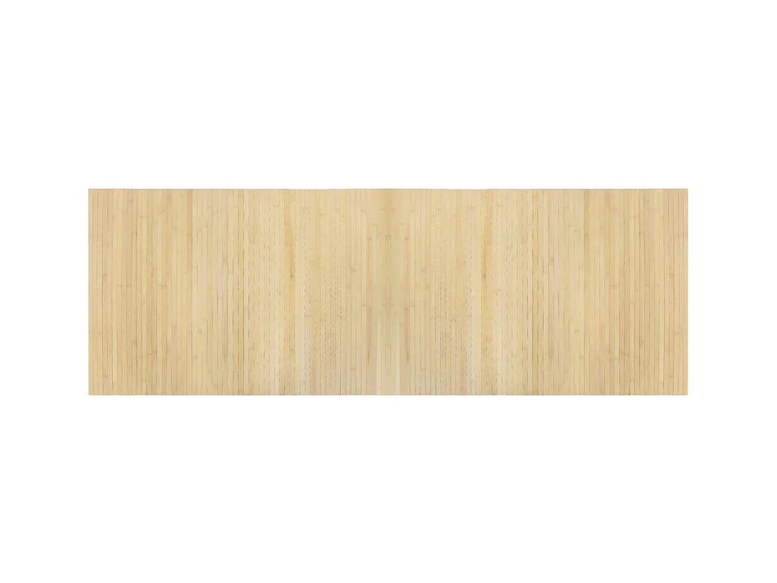 Wakil  Tapis rectangulaire l clair 70x200 cm bambou