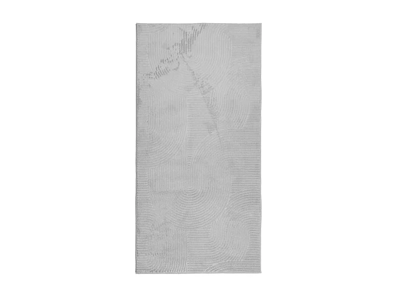 Everlyn  Teppich IZA Kurzflor Skandinavischer Look Grau 100x200 cm