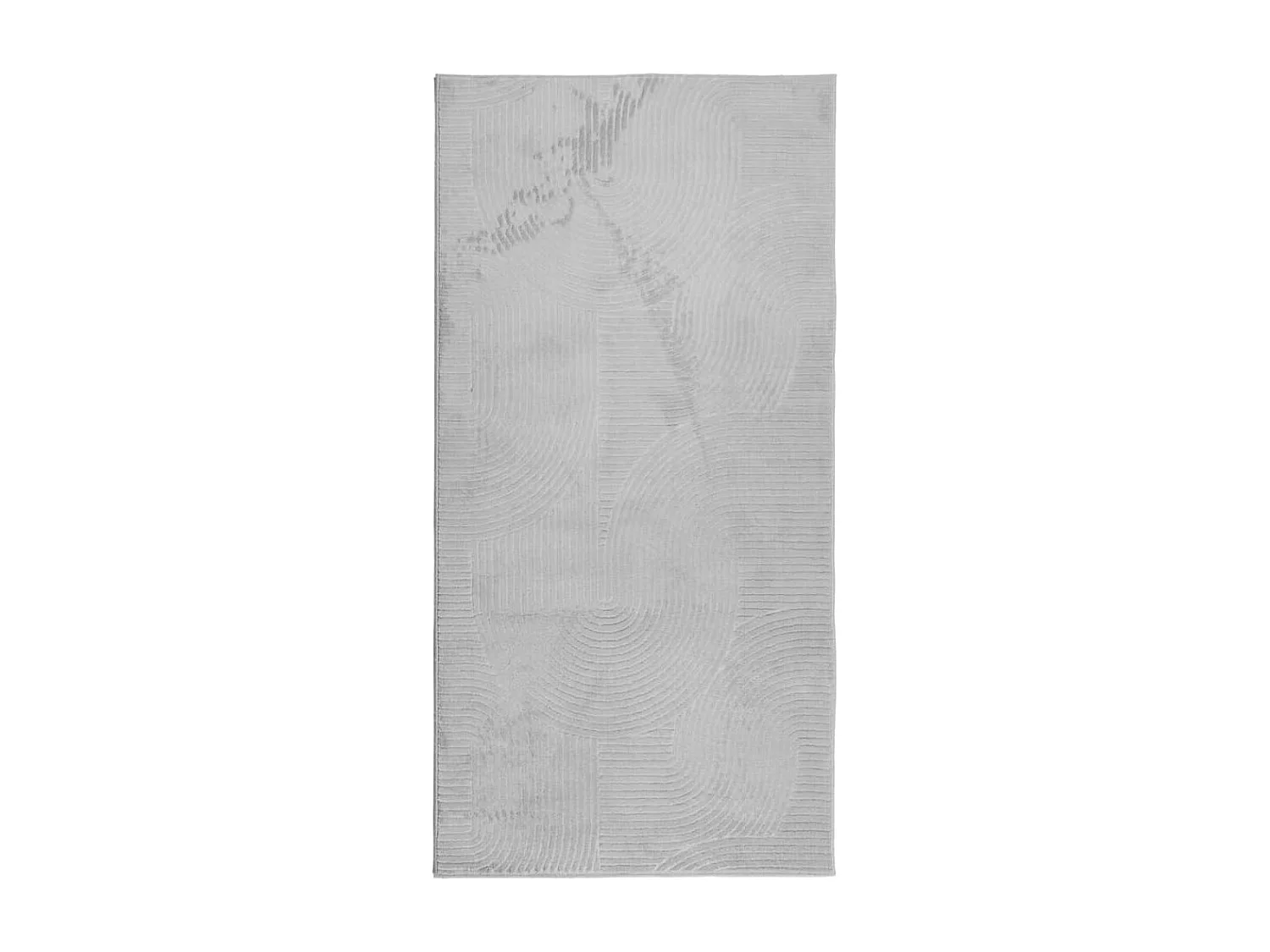 Everlyn  Tapis IZA poils courts style scandinave gris 100x200 cm