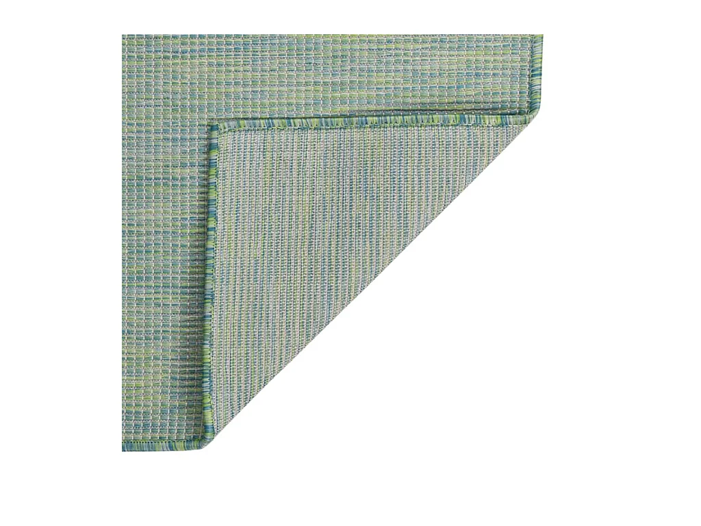 Christiaan  Tapis à tissage plat d'extérieur 140x200 cm Turquoise
