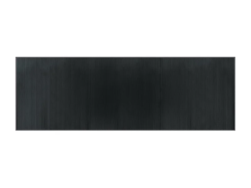 Senad  Alfombra rectangular bambú gris 100x300 cm