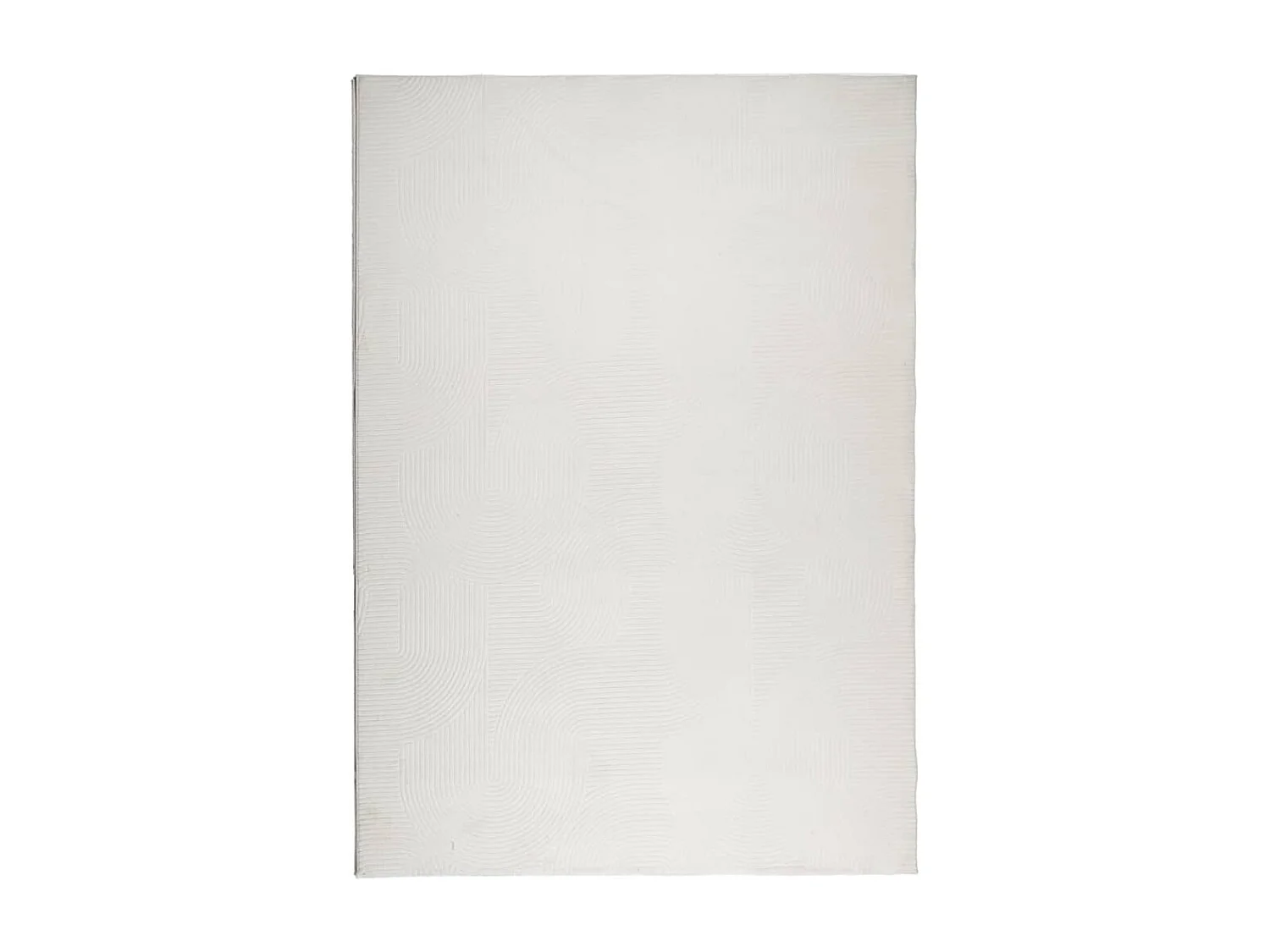 Everlyn  Vloerkleed IZA laagpolig Scandinavisch 120x170 cm crèmekleurig