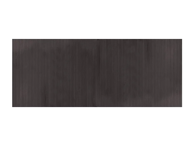 Wakil  Alfombra rectangular bambú marrón oscuro 80x200 cm