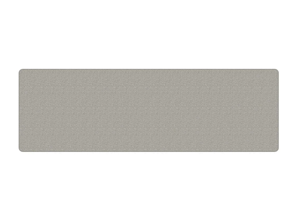 Overijse  Tapis de couloir aspect sisal platina 80x250 cm