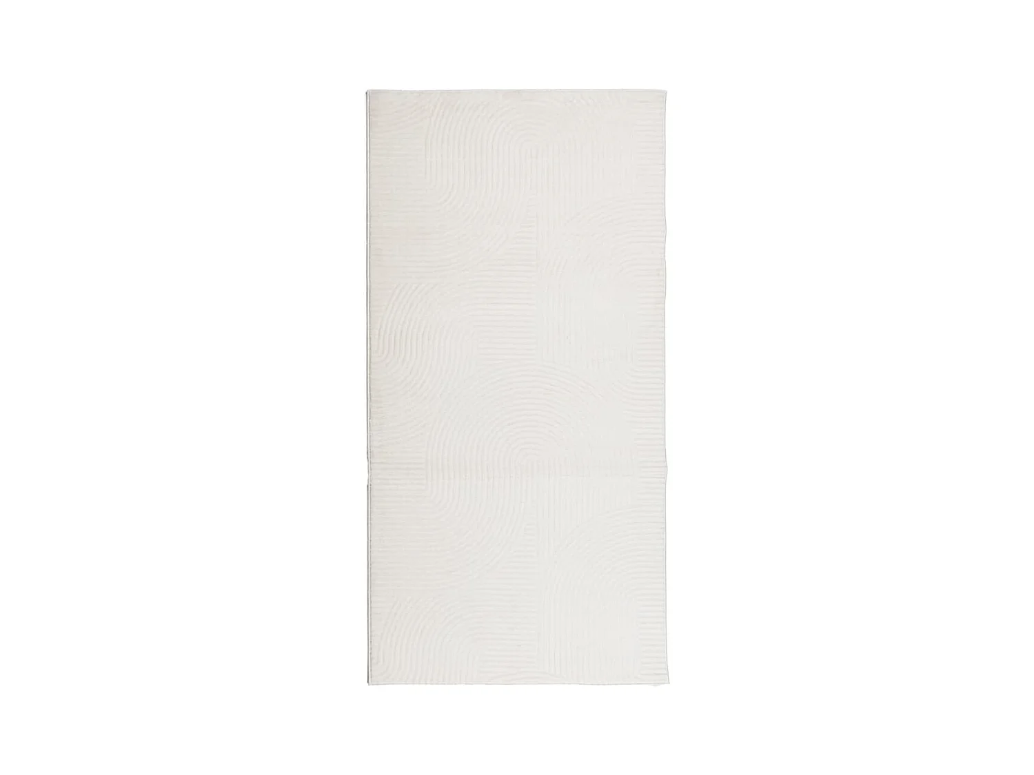 Everlyn  Tapis IZA poils courts style scandinave crème 100x200 cm