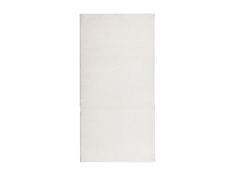 Everlyn  Tapis IZA poils courts style scandinave crème 100x200 cm