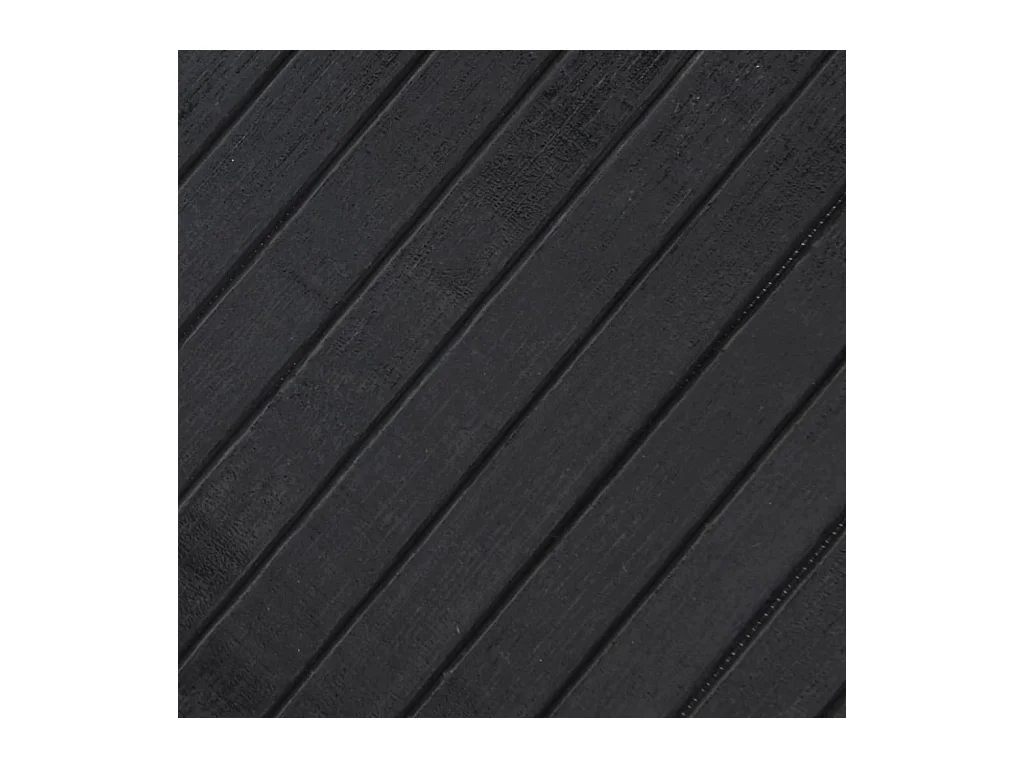 Senad  Tapis rectangulaire gris 100x200 cm bambou