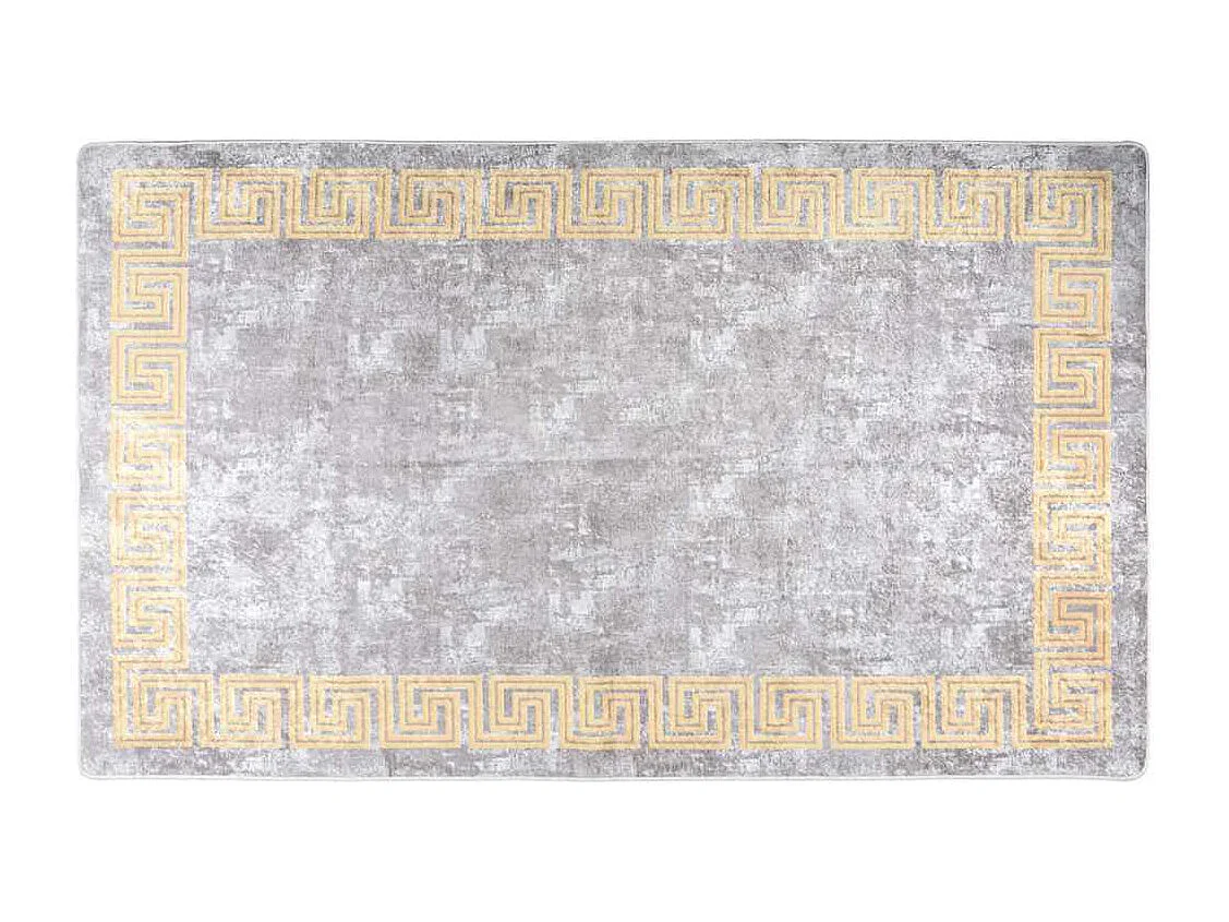 Elsje  Teppich Waschbar Grau und Golden 150x230 cm Rutschfest